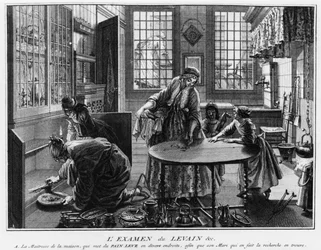 「パンの検索」（「L&39;Examen du Levain」）、1723